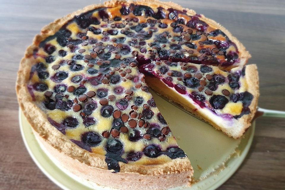 Glutenfreier Blaubeer-Schmand-Kuchen