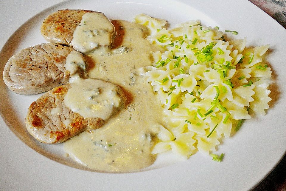 Schweinsfilet mit Gorgonzola