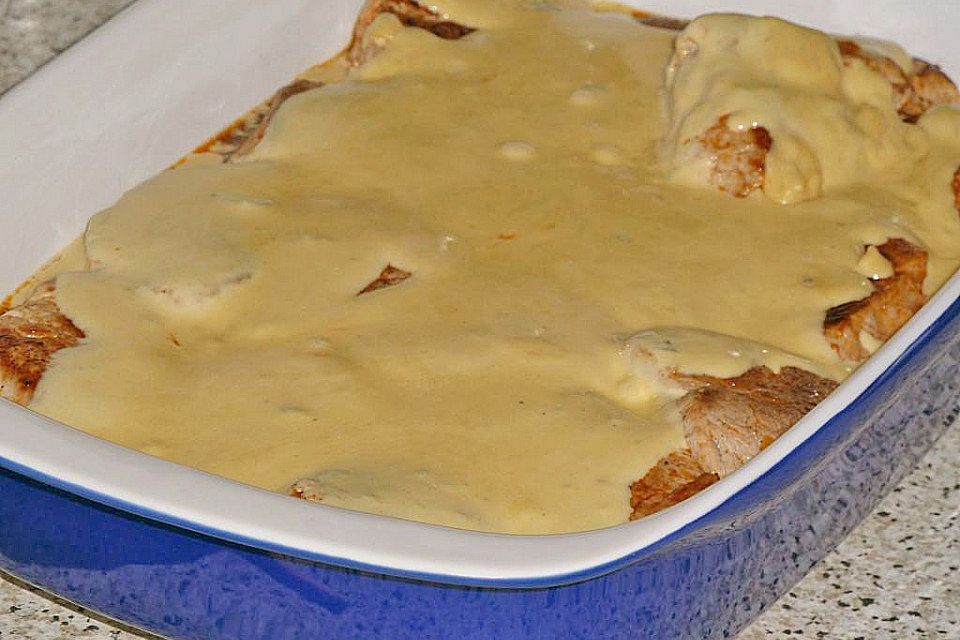 Schweinsfilet mit Gorgonzola