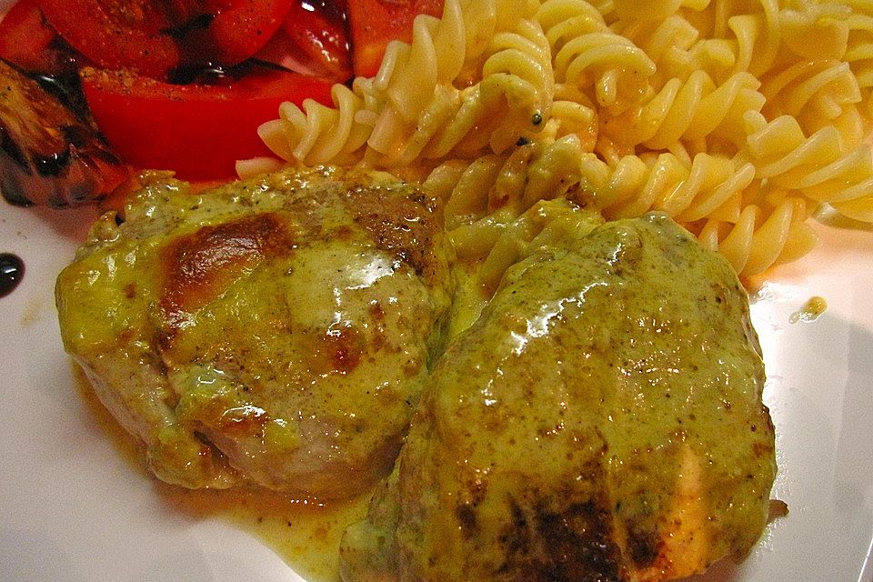 Schweinsfilet mit Gorgonzola