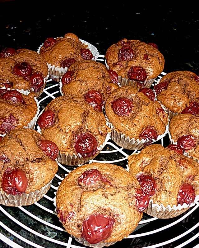 Schoko-Kirsch-Muffins