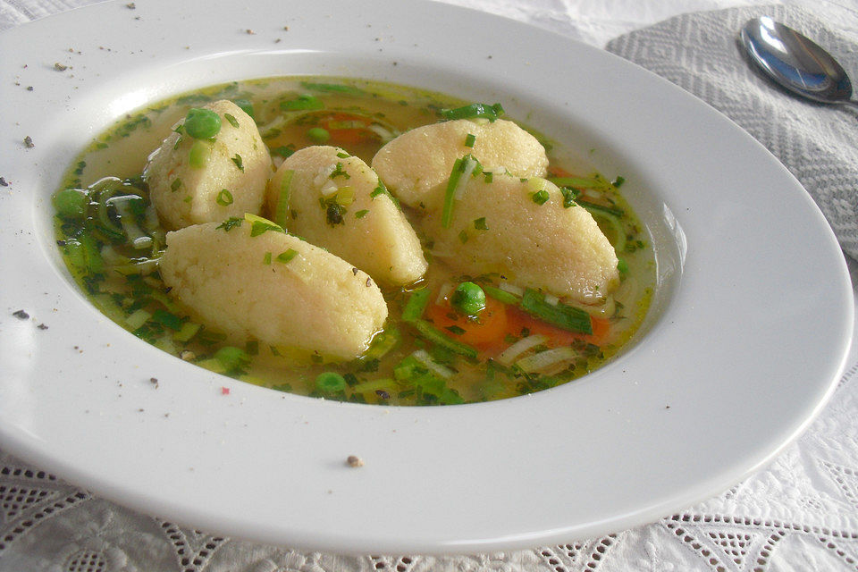 Grießnockerlsuppe