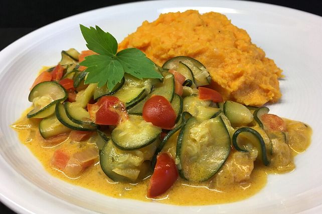 Möhren-Zucchini-Gemüsepfanne von pesub| Chefkoch