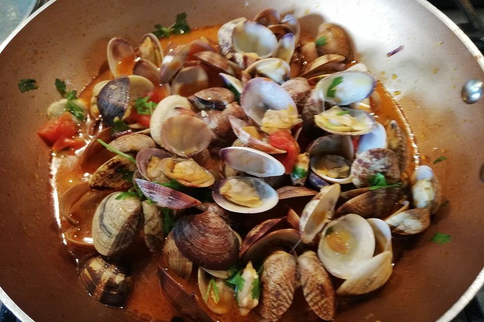 Vongole alla marinara - Venusmuscheln