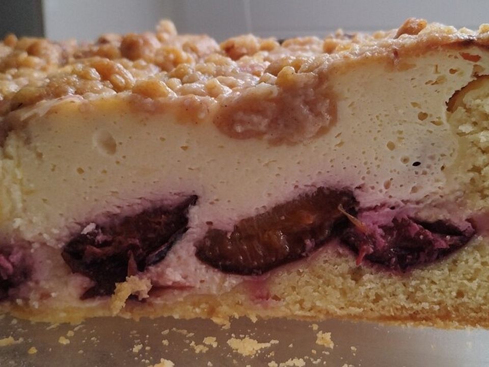 Zwetschgen-Käsekuchen mit Streuseln von Alice-NK| Chefkoch