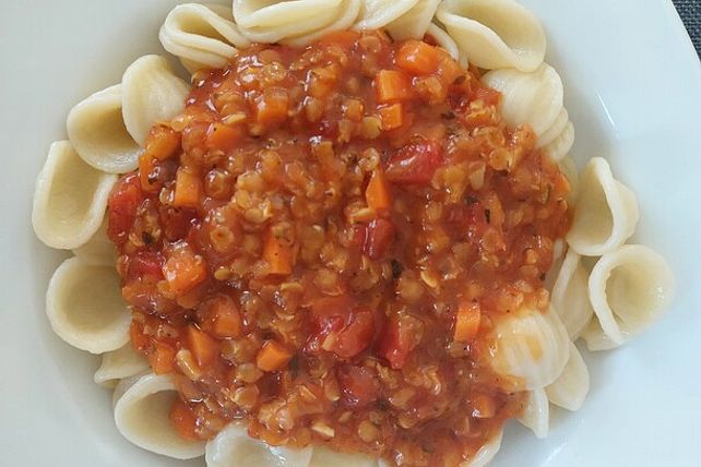 Rote Linsen-Bolognese Von SLandTK| Chefkoch