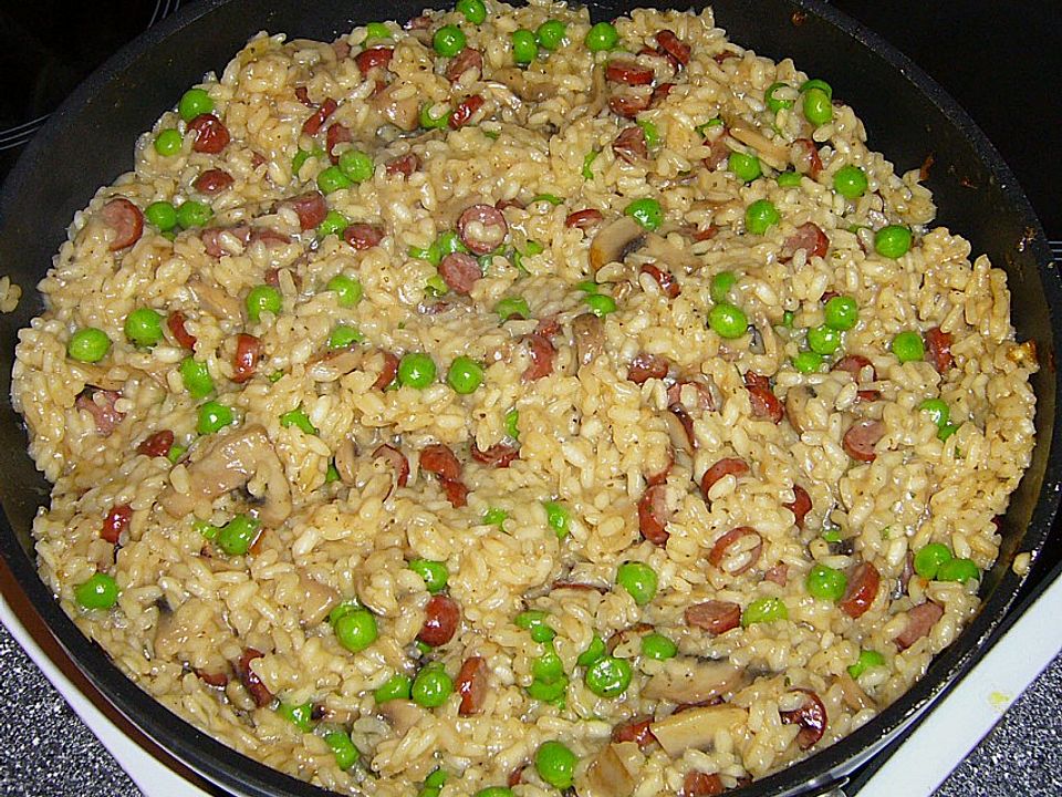 Risotto mit Salami und Erbsen von lobloch4| Chefkoch