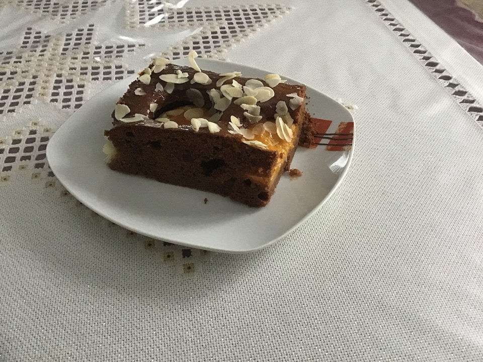Schoko-Pfirsich-Kuchen von Kuchenhexe87| Chefkoch