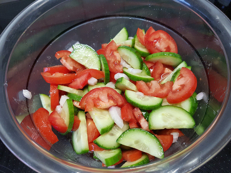 Arabischer Tomaten Gurkensalat — Rezepte Suchen