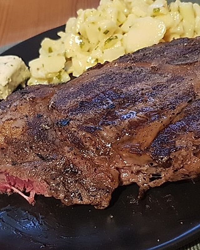 Steak pur - klassiche Zubereitung und reverse