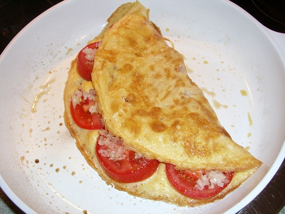 Sommerliches Tomaten-Omelett von Jawiha| Chefkoch