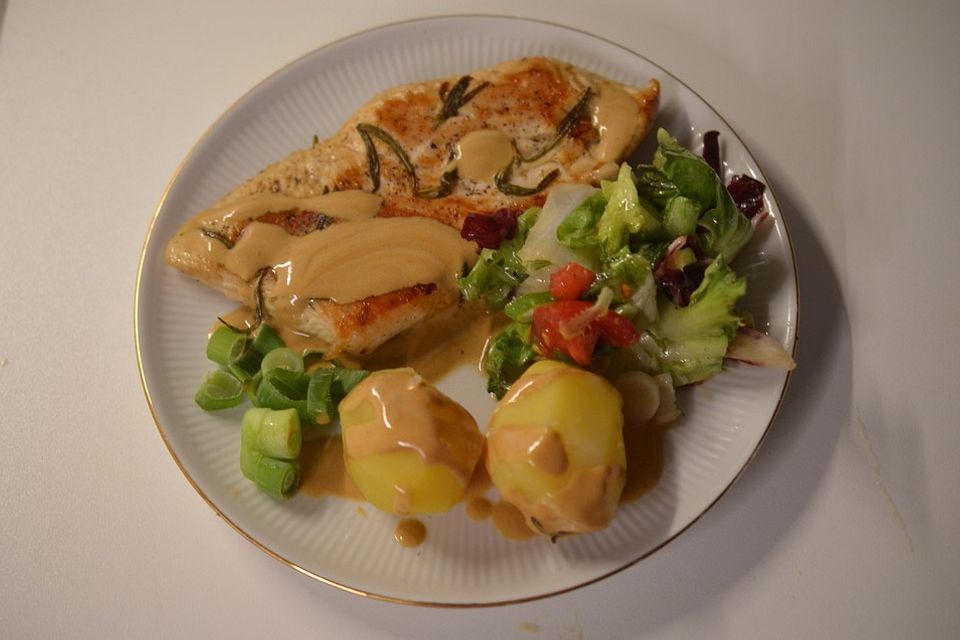 Zitronen-Rosmarin-Hähnchen - Pollo al limone e rosmarino