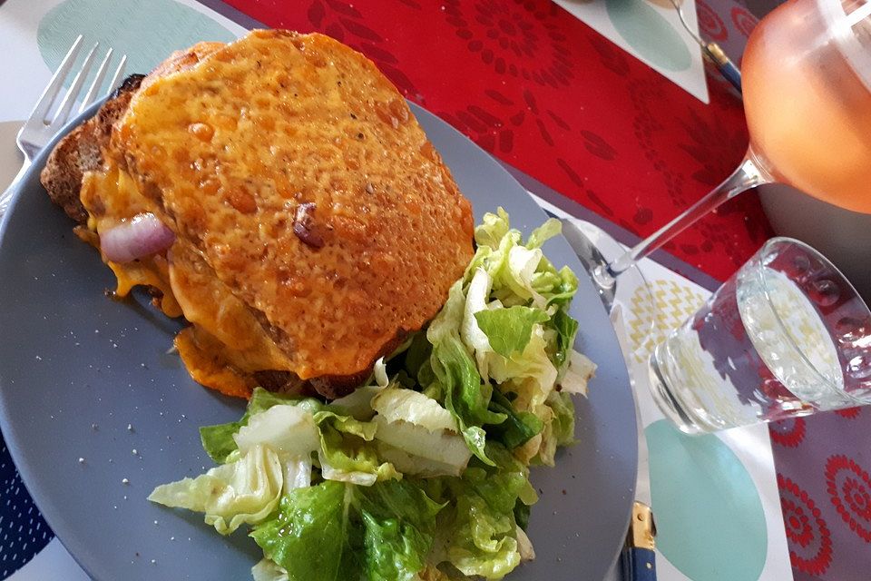 Croque méditerranéen - Überbackenes Sandwich nach französischer Art