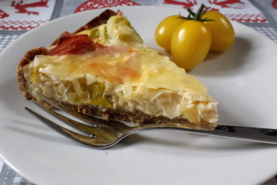 Low Carb Lauch-Schinken-Quiche