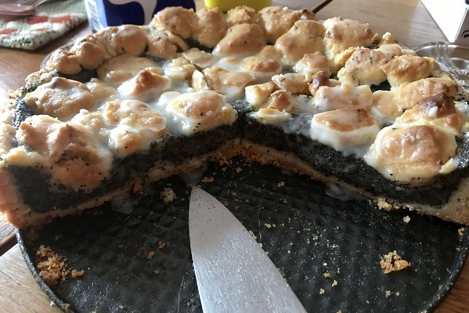 Veganer Mohn-Streuselkuchen