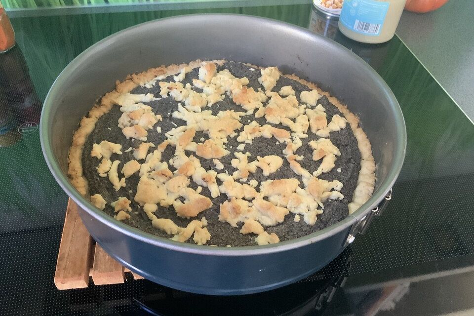 Veganer Mohn-Streuselkuchen