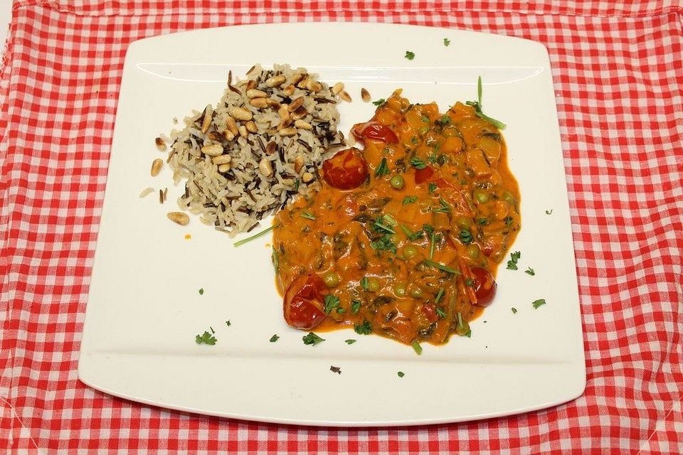 Veganes Kartoffelcurry Veganes Kartoffelcurry