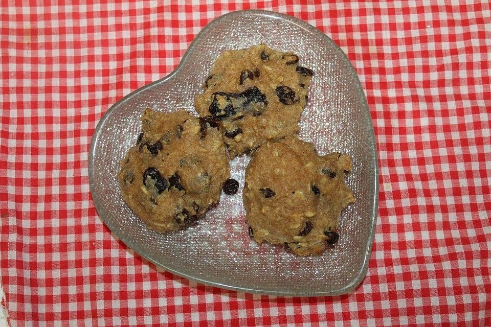 Vegane Rosinenscones