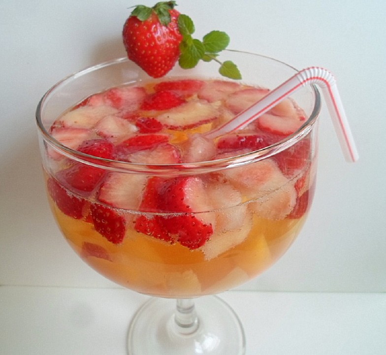 Ananas Bowle Sekt Wein Rezepte Chefkoch