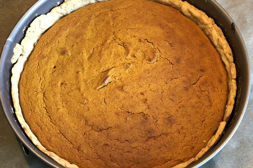 Amerikanischer Pumpkin Pie - Kürbiskuchen