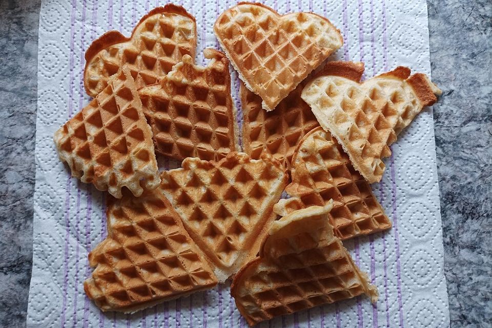 Waffeln für Kleinkinder ohne Zucker und Salz