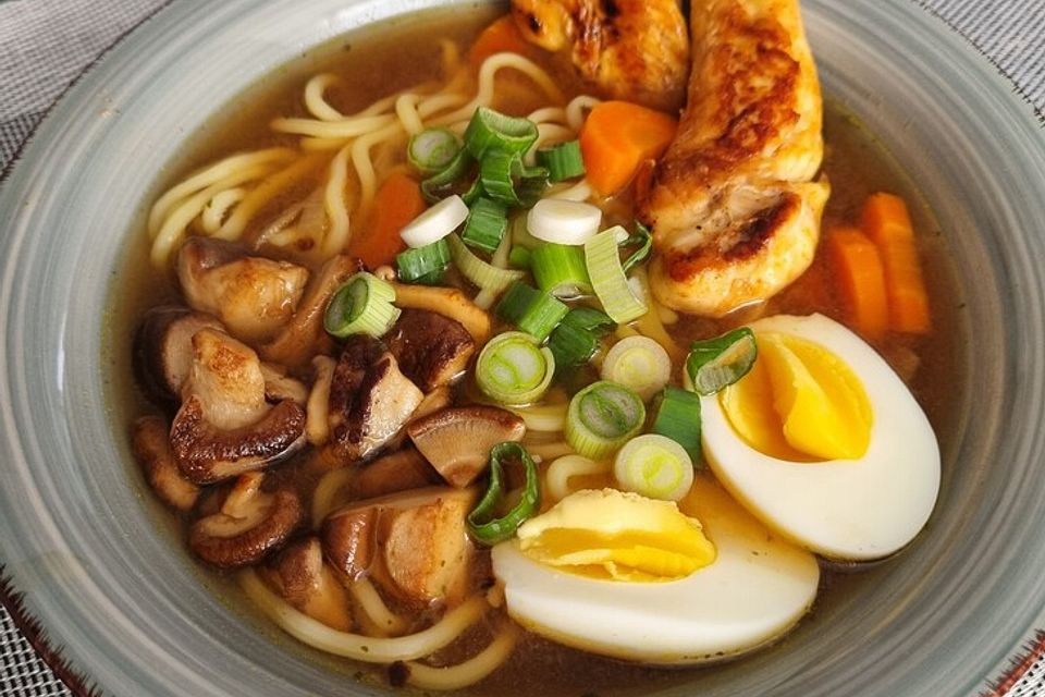 Schnelles Miso-Ramen