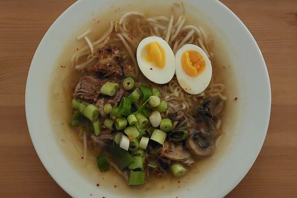 Schnelles Miso-Ramen