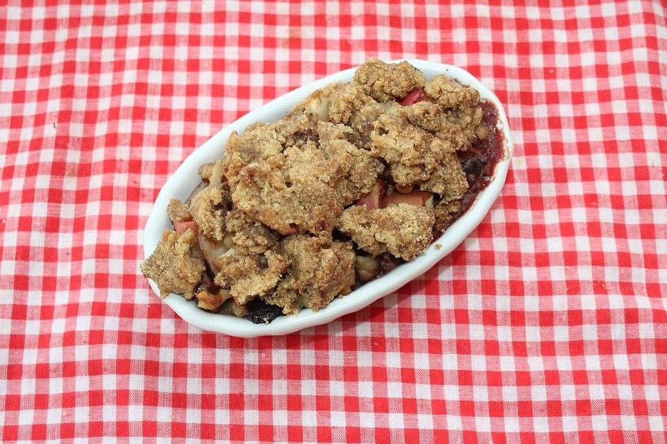 Veganer Apple Crumble