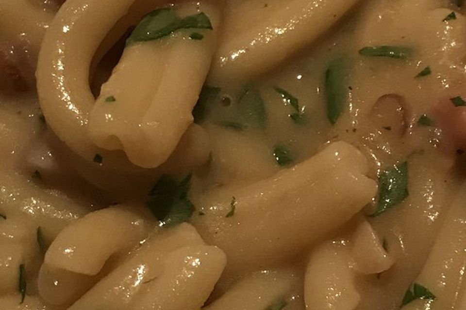 Pasta al crema di patate