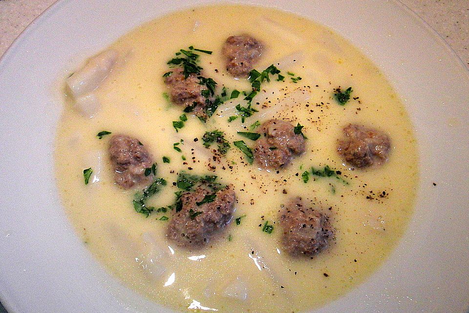 Spargelcremesuppe