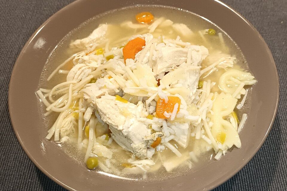 Hühnersuppe für Kranke