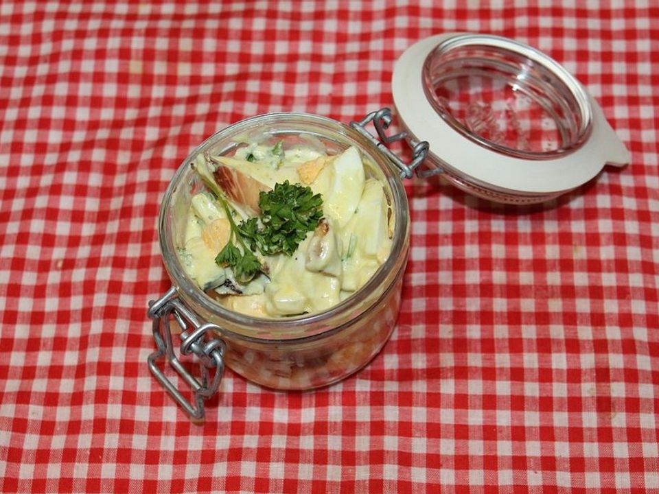 Eiersalat mit Kochschinken von eisbobby| Chefkoch