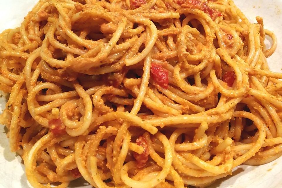 Vegane Paprika-Spaghetti