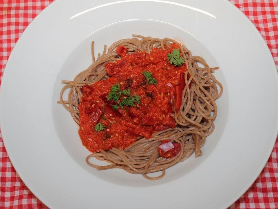 Vegane PaprikaSpaghetti von LobosBertholini Chefkoch