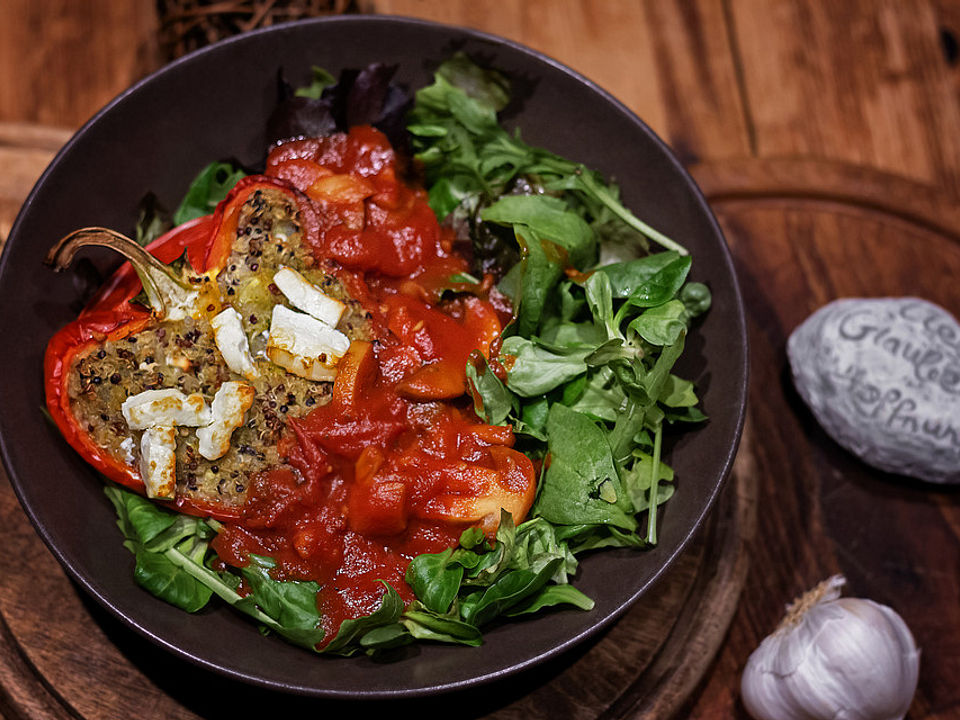 Gefüllte Paprika mit Quinoa von Oreokeks| Chefkoch