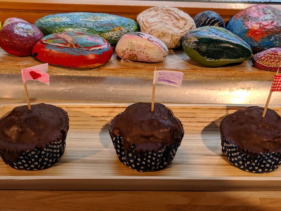 Vegane Schokoladen-Bananen-Muffins von E160| Chefkoch