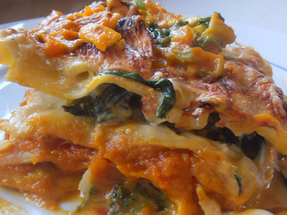 Kürbis-Spinat-Lasagne von LeHucon| Chefkoch Kürbis-Spinat-Lasagne von LeHucon| Chefkoch