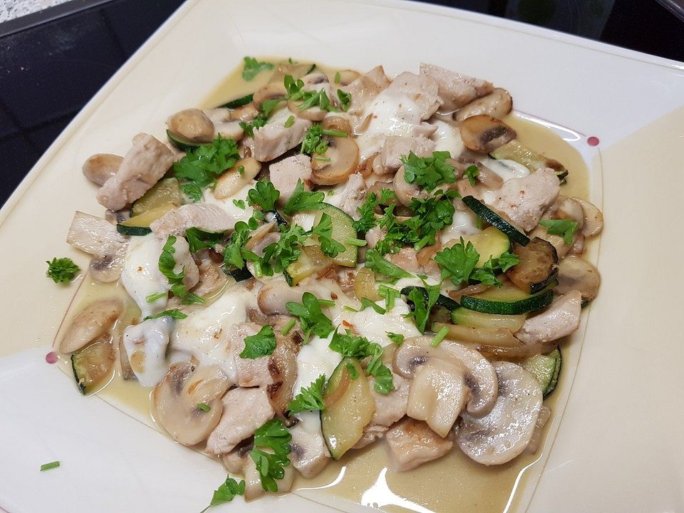 Schnelle Hähnchen-Gemüsepfanne von küchen_zauber| Chefkoch