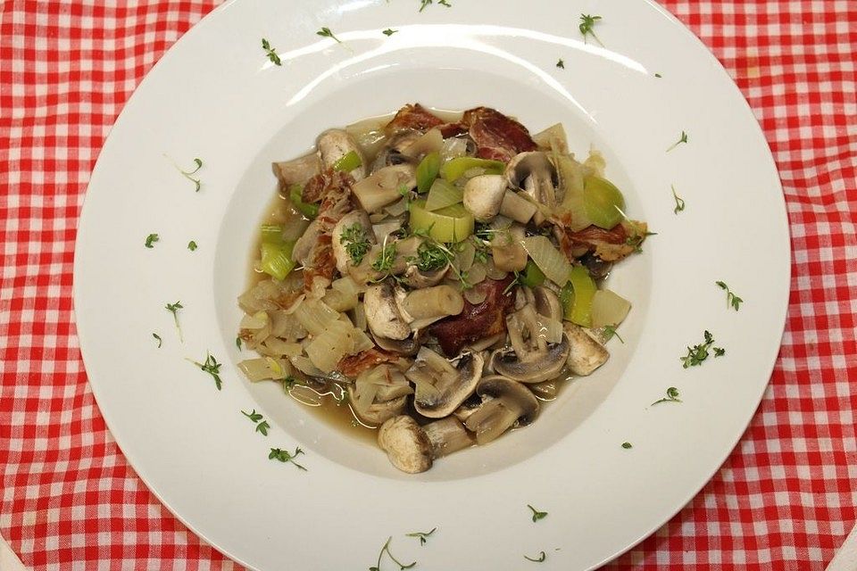 Schnelle Pilzpfanne Schnelle Pilzpfanne