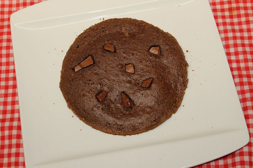 Schokoladenkuchen mit Schokosplitter