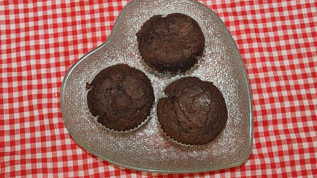 Vollwert Schoko-Bananen-Dattel-Muffins von Team_Cookie Vollwert Schoko-Bananen-Dattel-Muffins von Team_Cookie