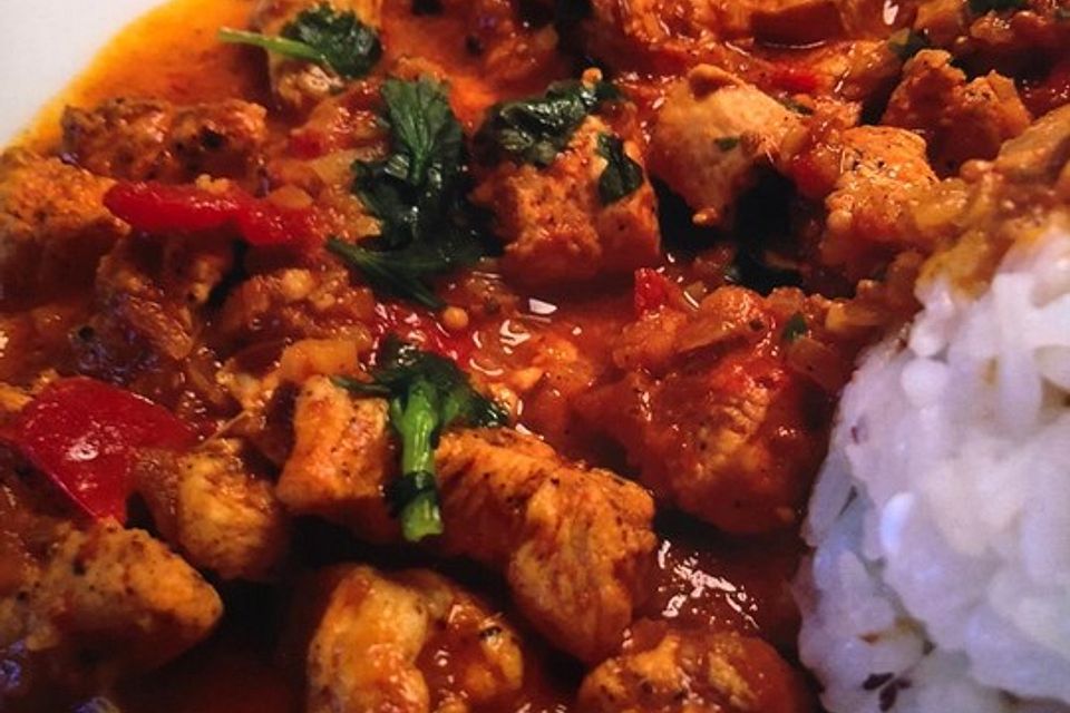 Indisches Chicken Curry