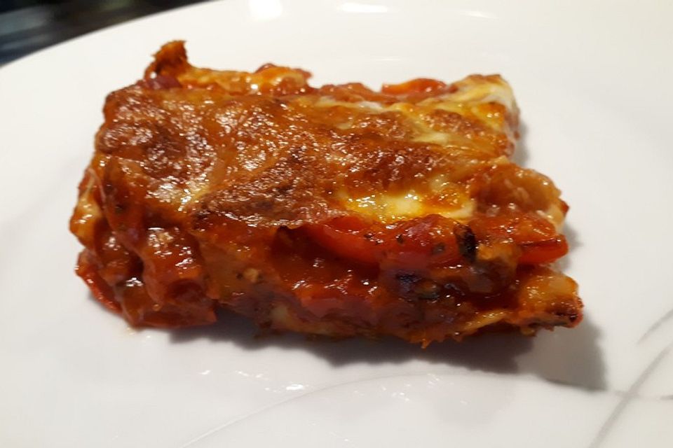 Hähnchen-Fajita-Lasagne