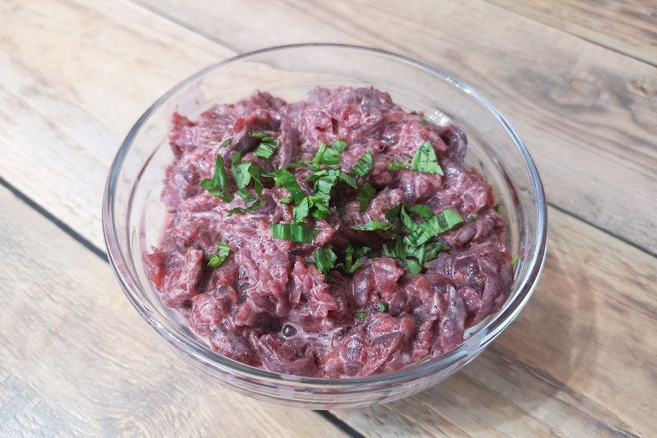 Ungewöhnlicher Rote Bete-Salat