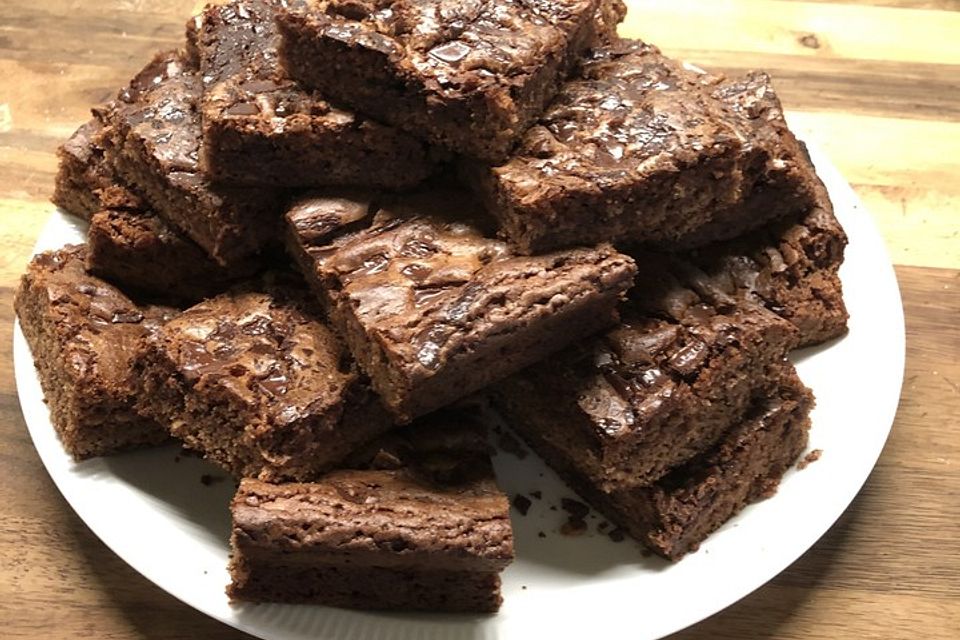 Brownies - saftig  und schokoladig