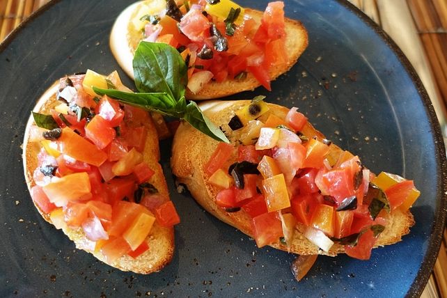 Bruschetta mit schwarzen Oliven von dieter_sedlaczek| Chefkoch