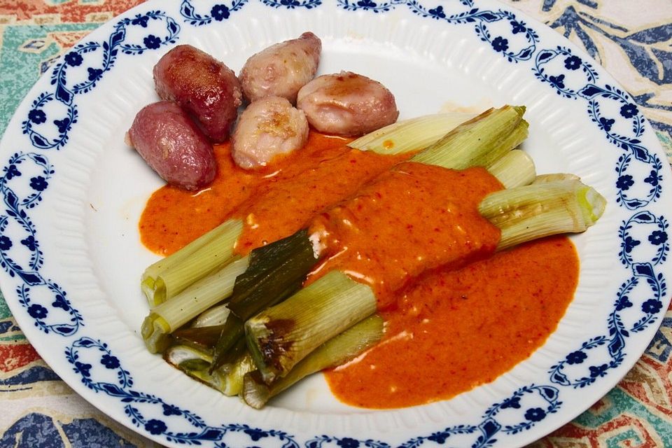 Katalanische Calçots - Frühlingszwiebeln