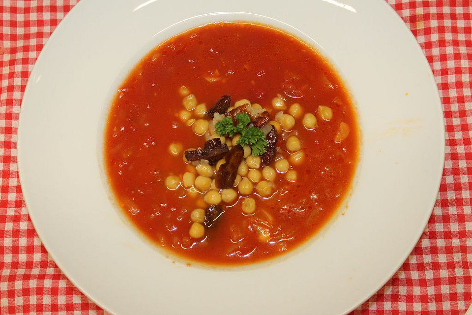 Pikante Tomatensuppe