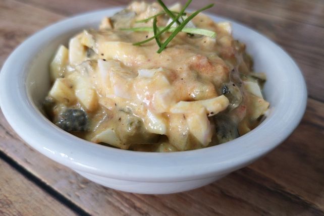 Eiersalat mit Räucherlachs von eisbobby| Chefkoch