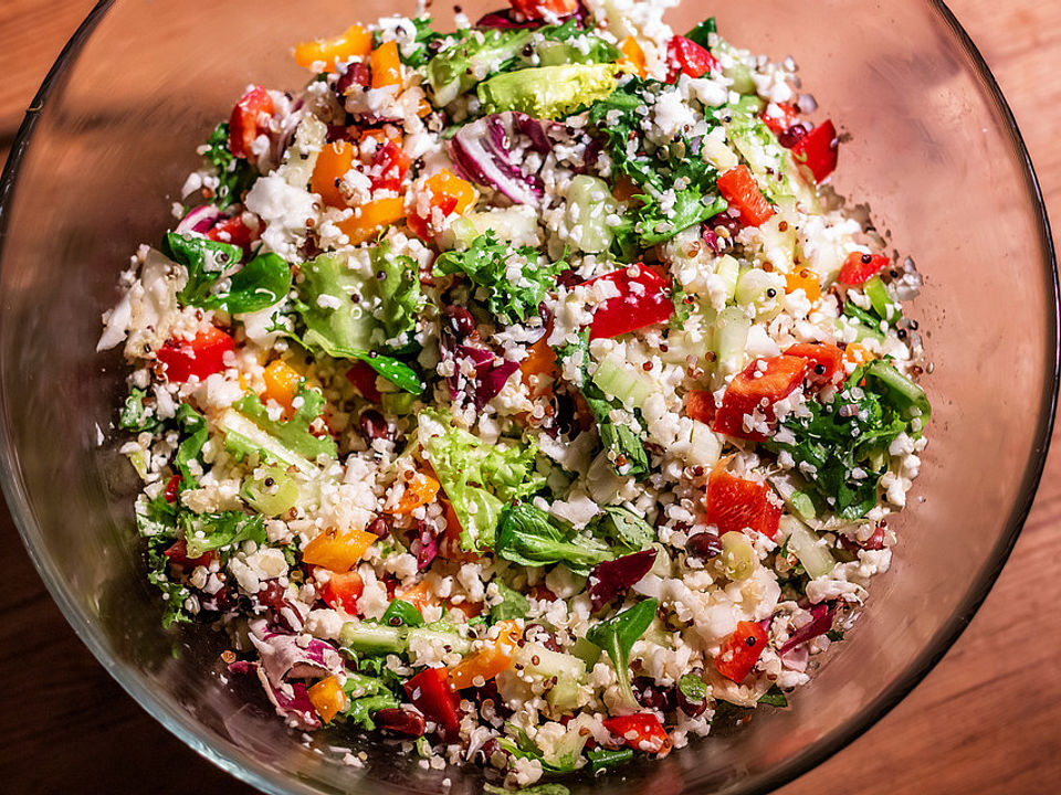 Blumenkohl Quinoa Salat Von Oreokeks Chefkoch